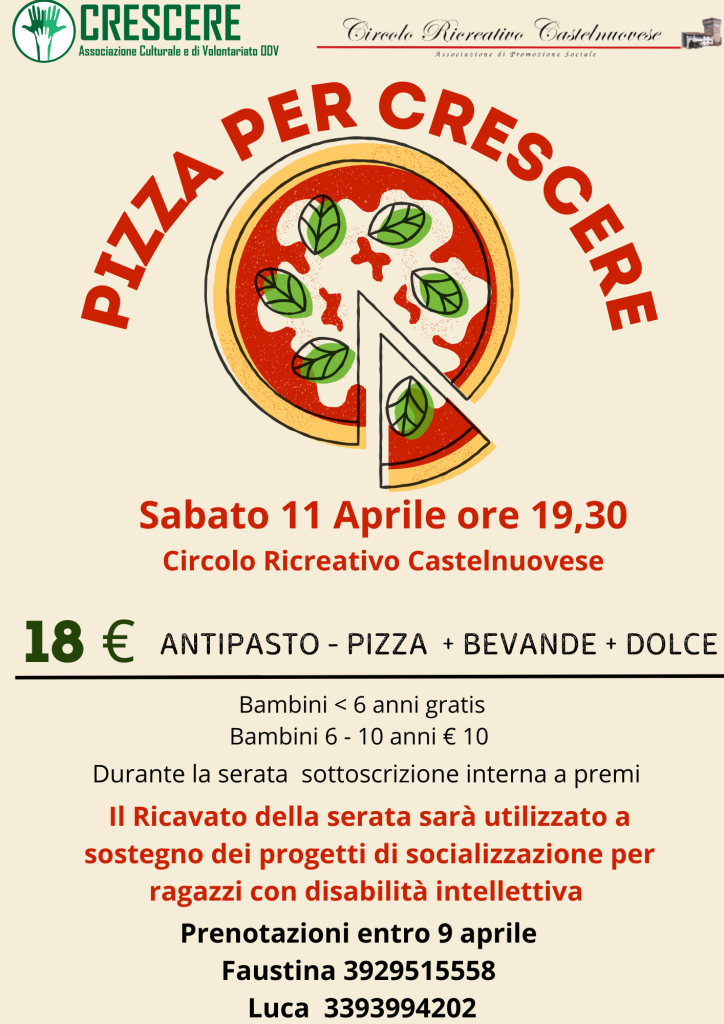 Pizza per Crescere